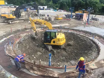 NovaBala Aqueduct 4 is the first tunnel to be constructed in Metro Manila, Philippines