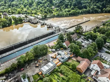 Baugrundverbesserung Schleuse Hessigheim - Projektabschluss voraussichtlich Anfang 2026