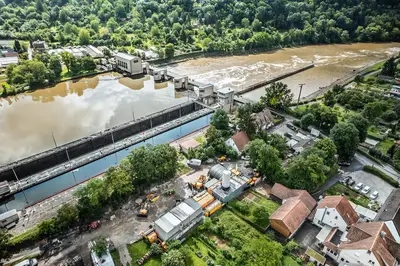 Baugrundverbesserung Schleuse Hessigheim - Projektabschluss voraussichtlich Anfang 2026