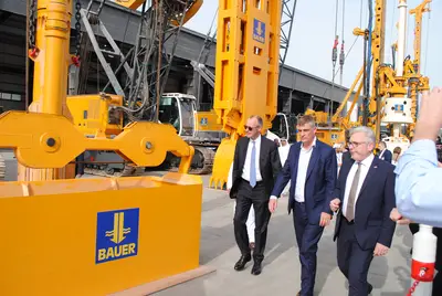 BAUER Geotechnical Solutions Middle East Welcomed Federal Chancellor Merz