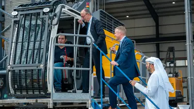 BAUER Geotechnical Solutions Middle East Welcomed Federal Chancellor Merz